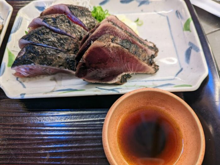 道の駅なぶら土佐佐賀の鰹のたたき