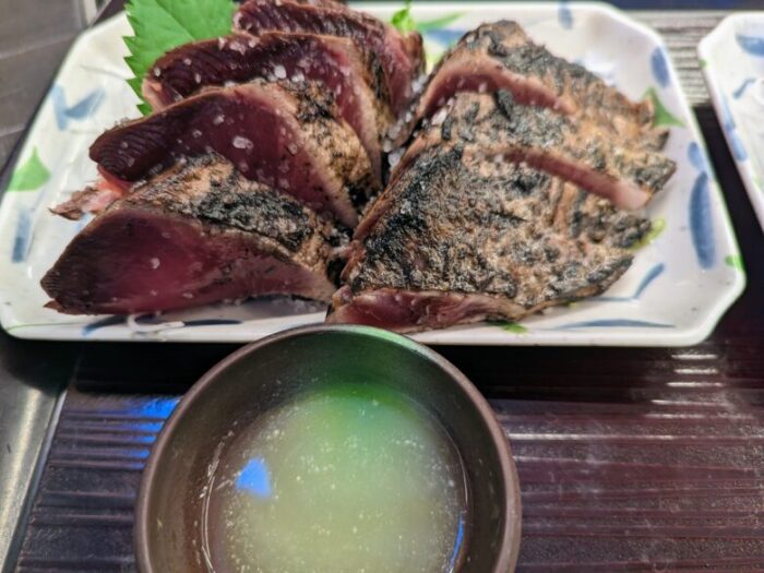 道の駅なぶら土佐佐賀の鰹のたたき